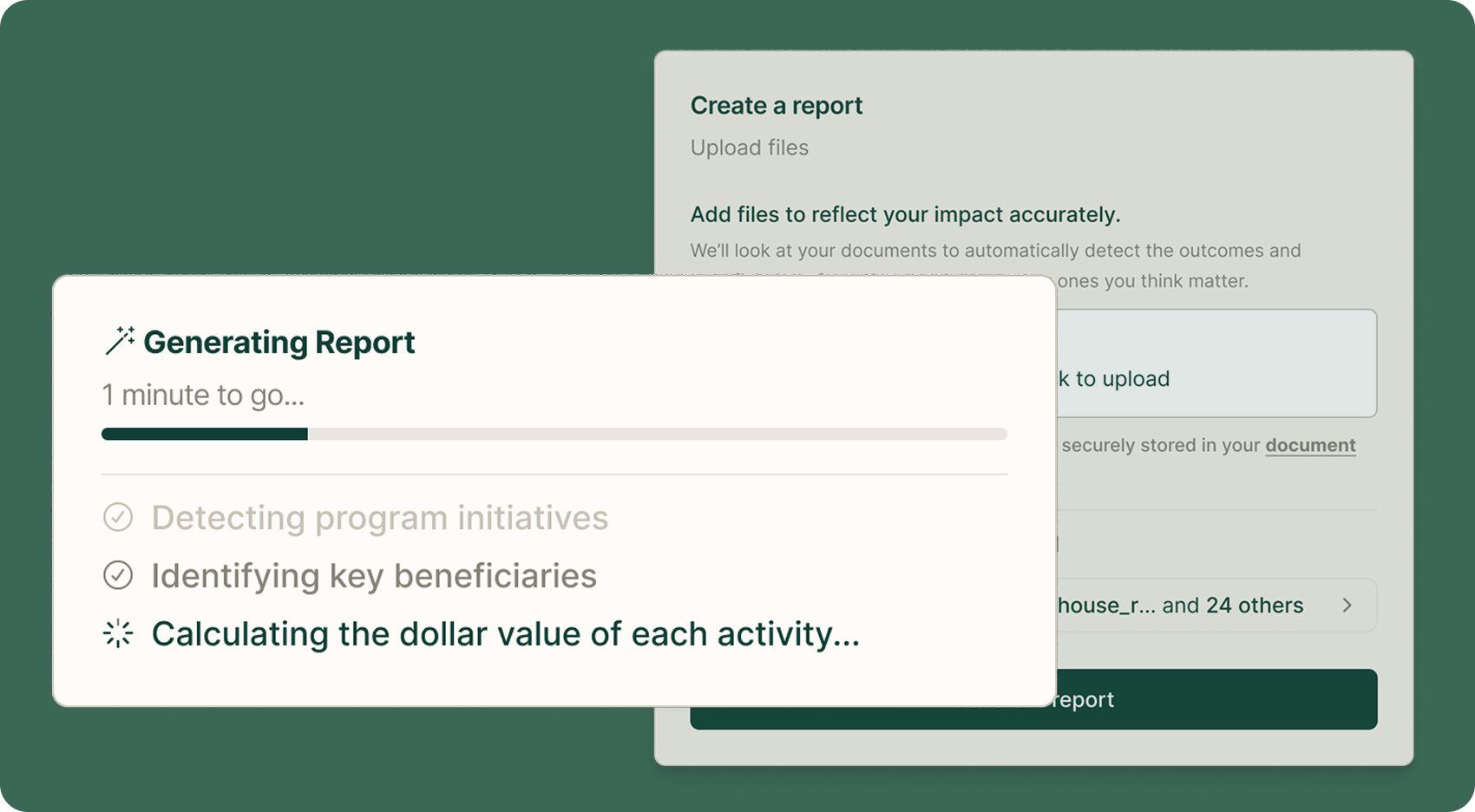 Intelligent & Instant Report Generation